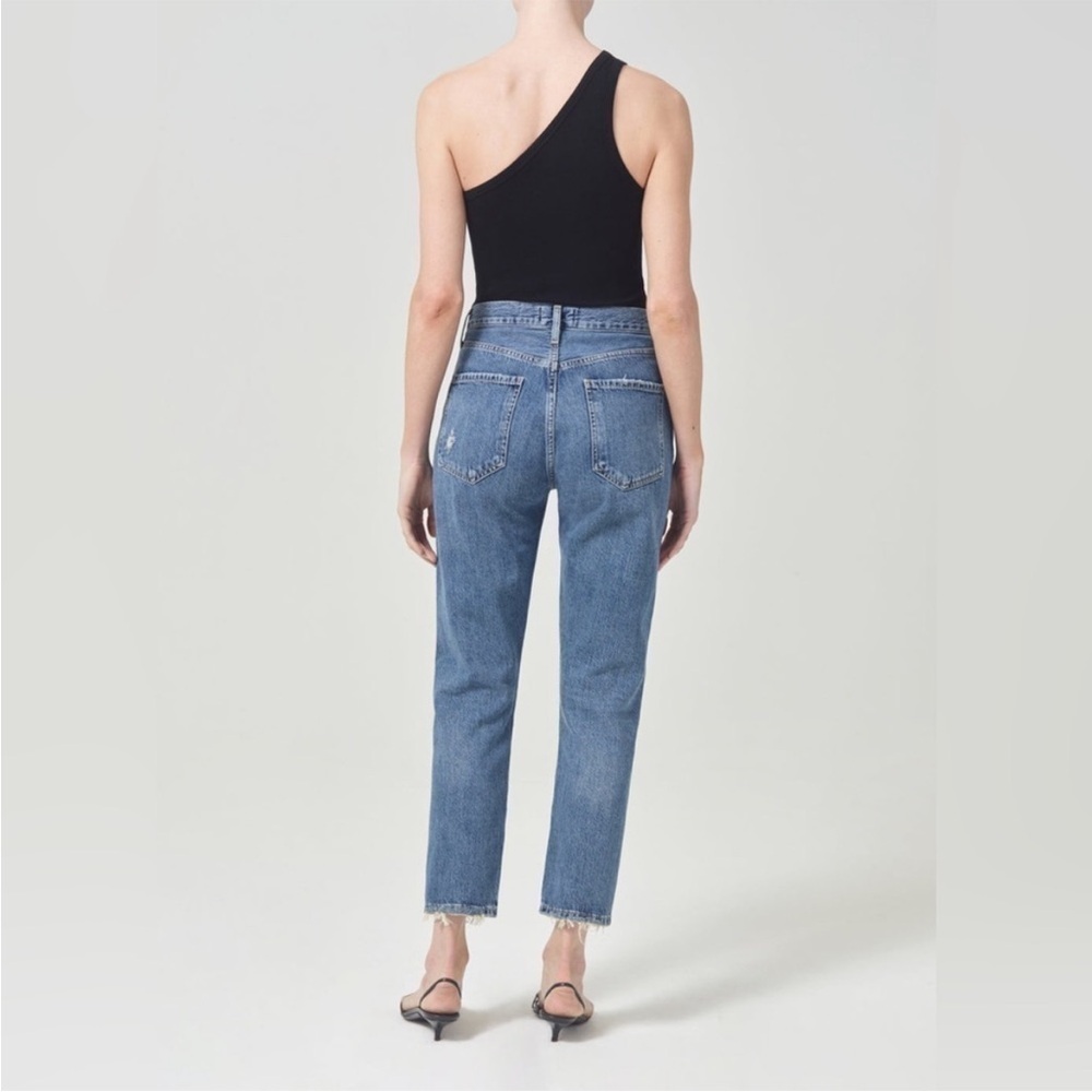 AGOLDE Riley Crop in Frequency Size 28